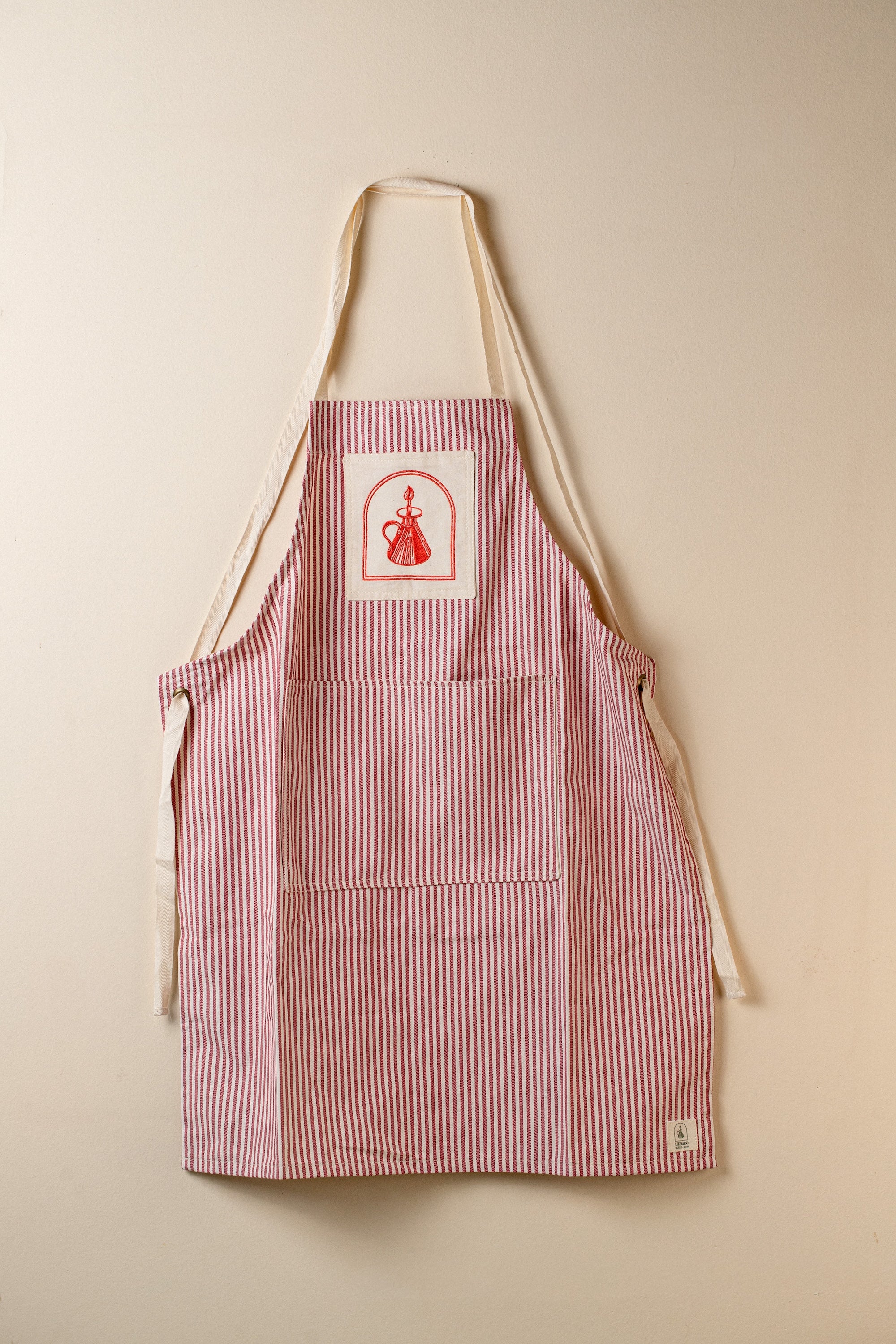Avental Listra Luzeiro - Vermelho