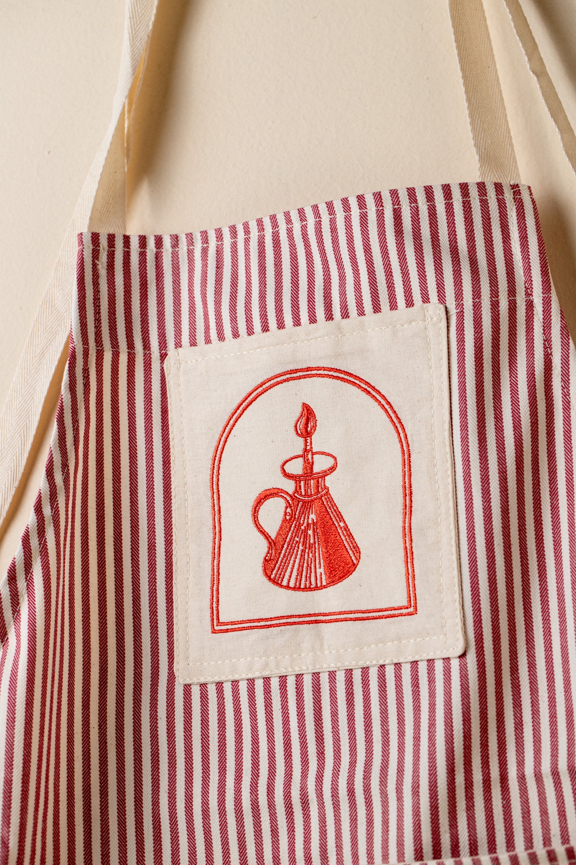 Avental Listra Luzeiro - Vermelho