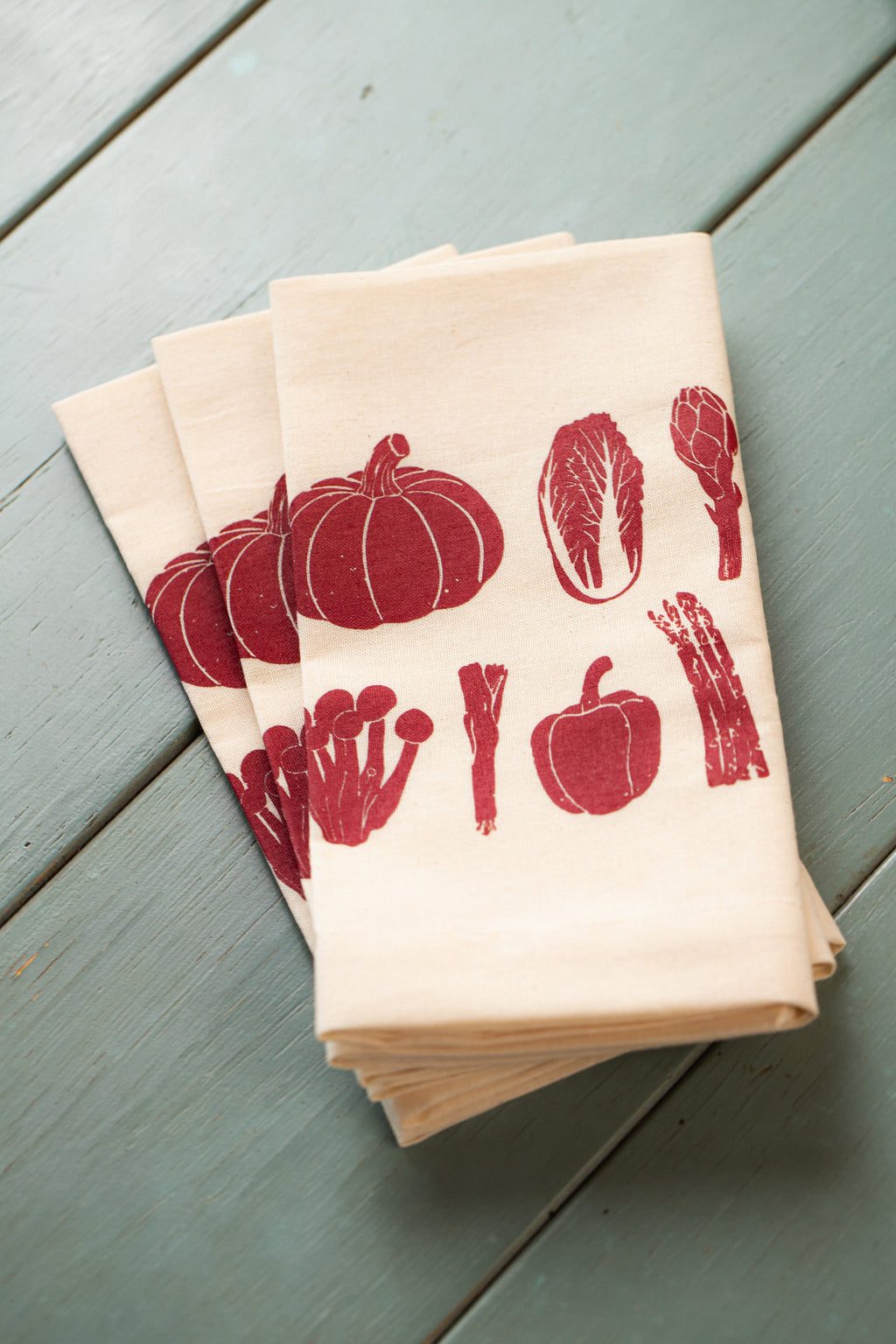 Serviette de table Légumes - Vin