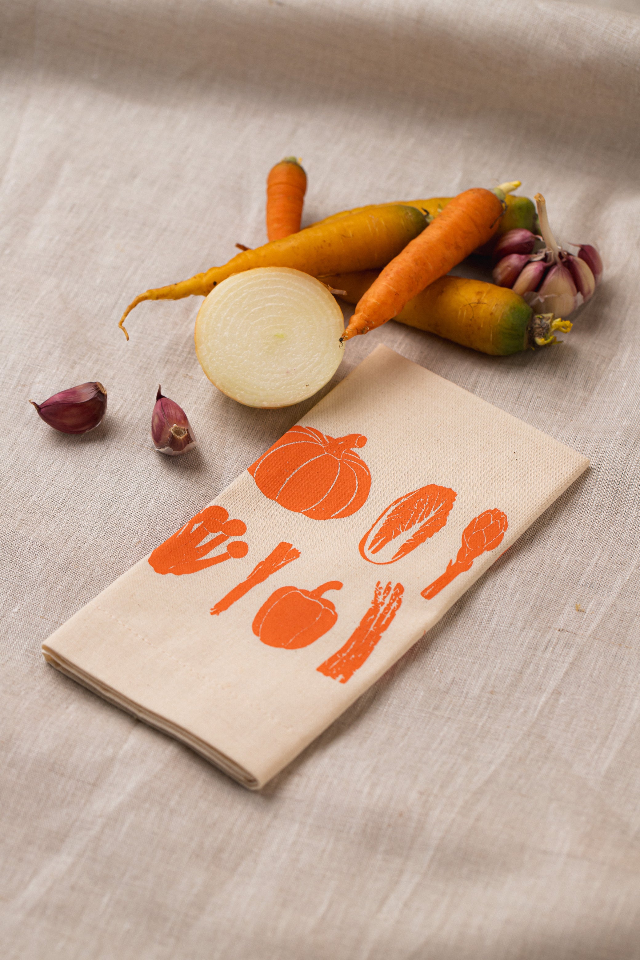 Guardanapo Legumes - Laranja