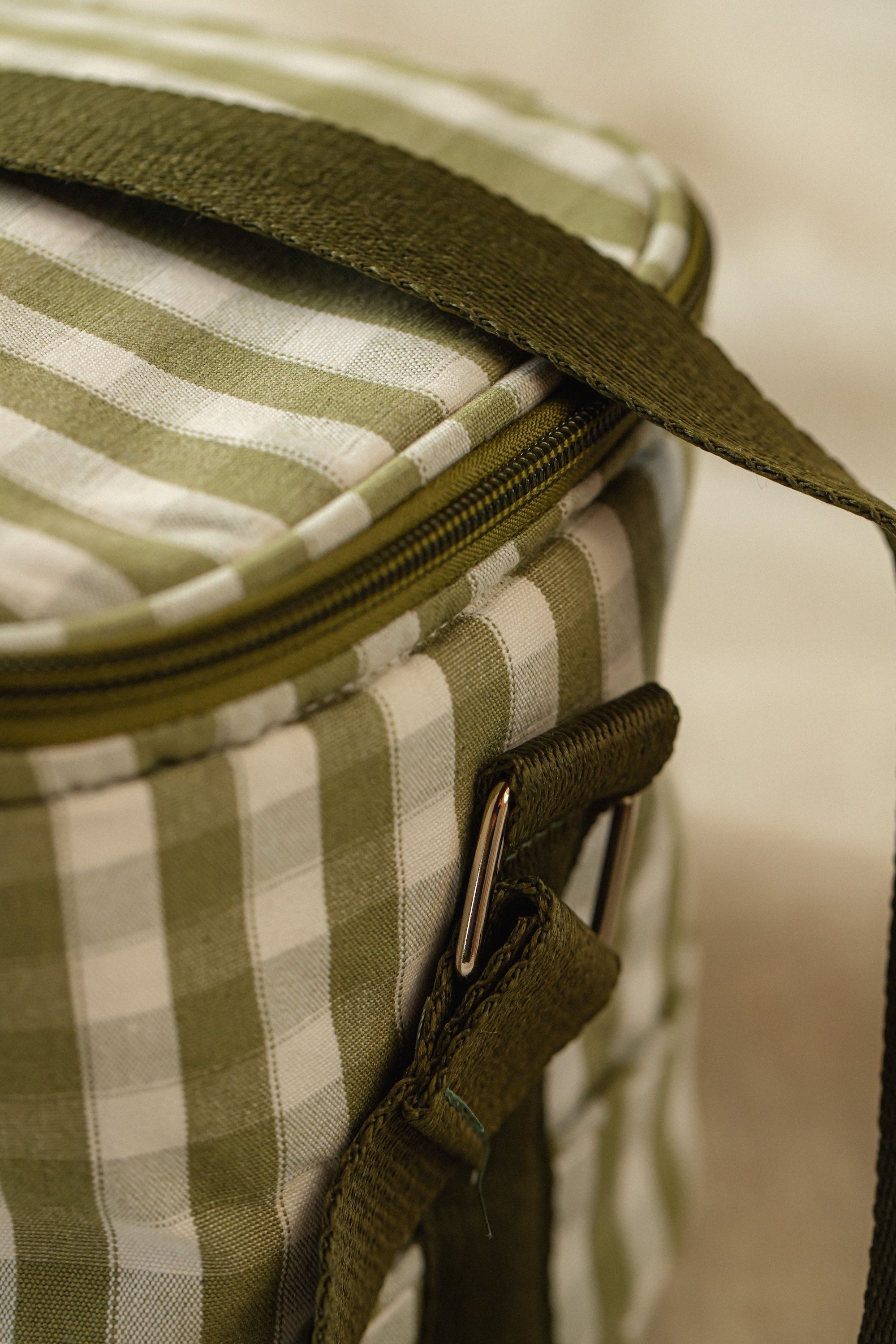 Térmica Pequena Xadrez - Musgo